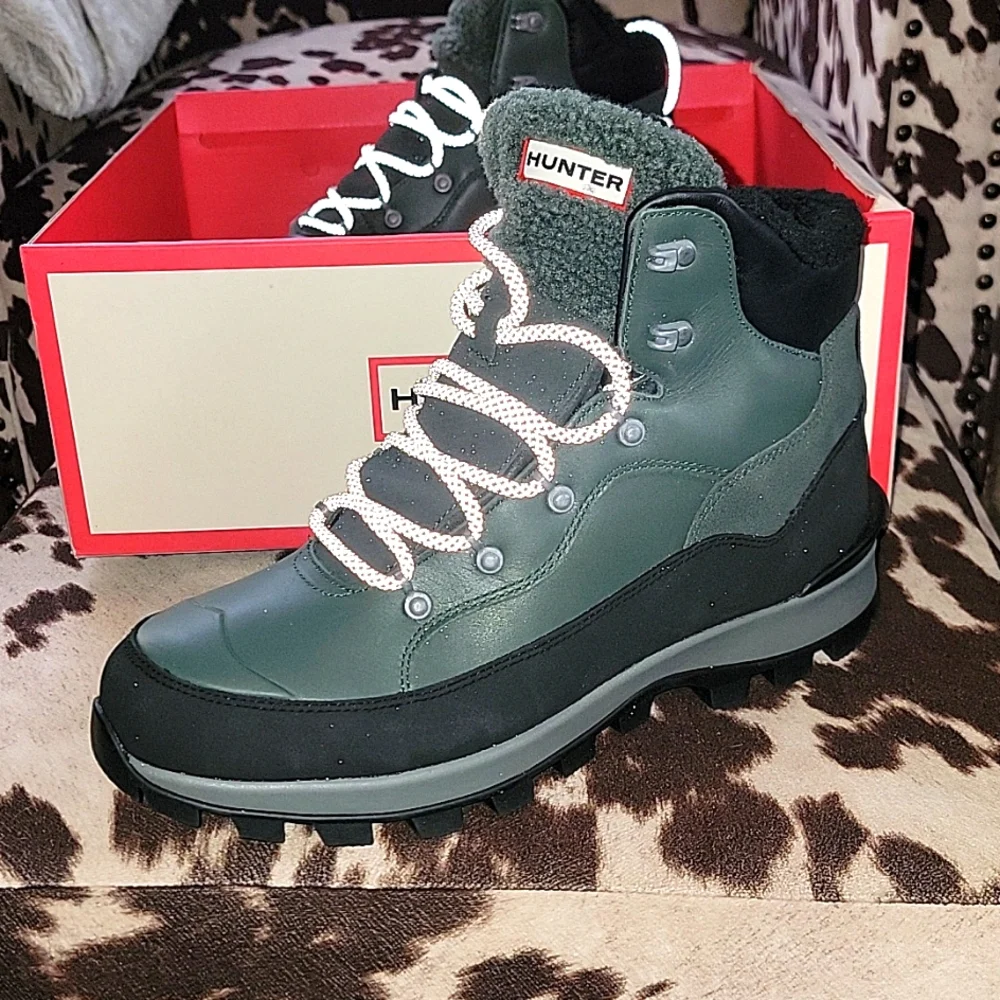 💚 New In Box!! Leather Hunter Men's Explorer Waterproof Insulated Boot Sz 11